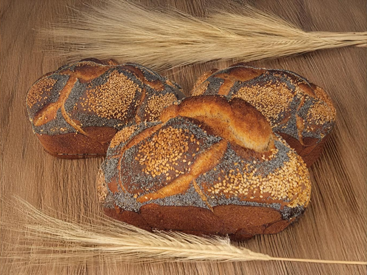 Light Spelt Braided Sourdough Challah